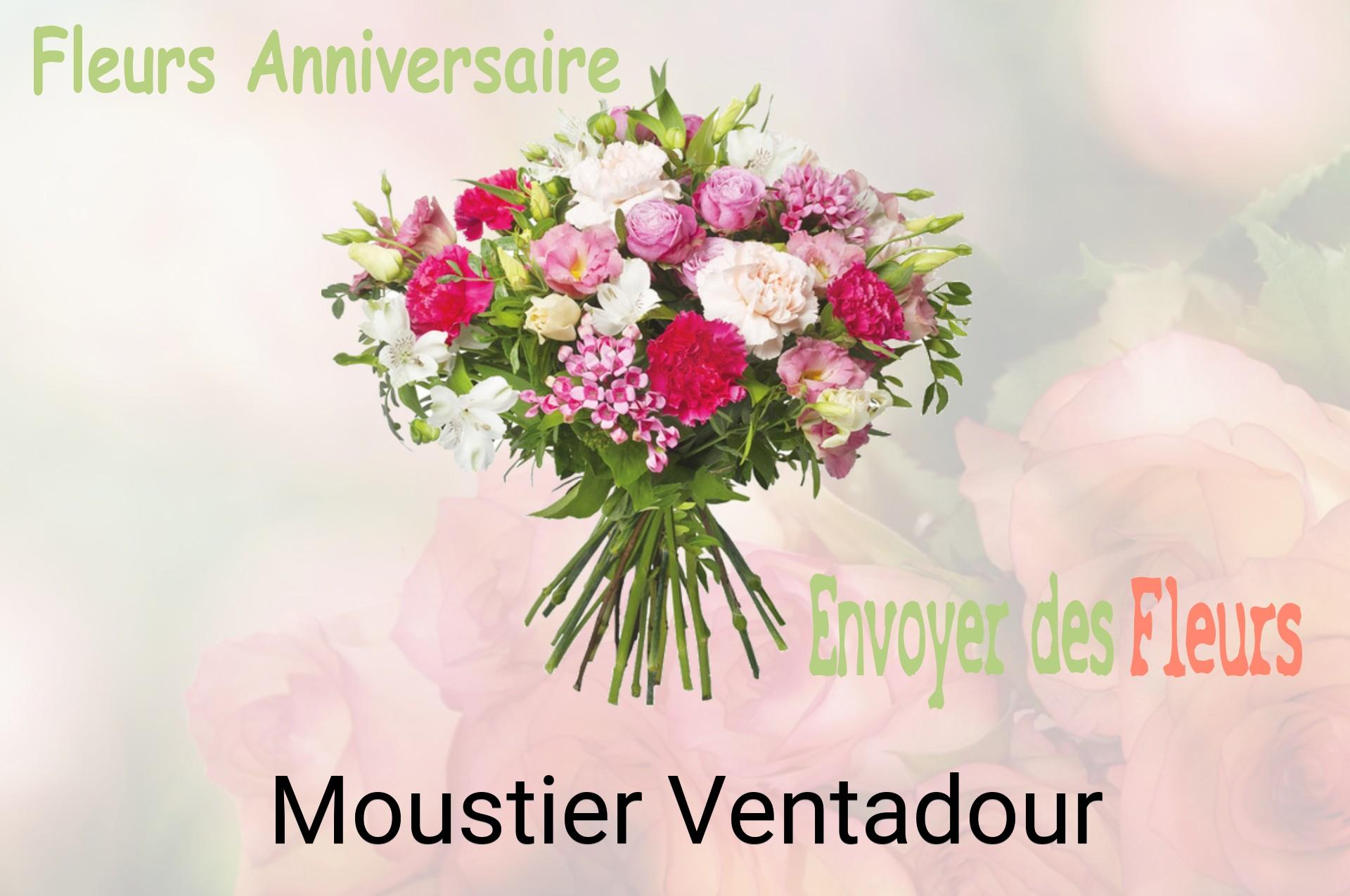 Bouquet de fleurs d’anniversaire livré à Moustier-Ventadour